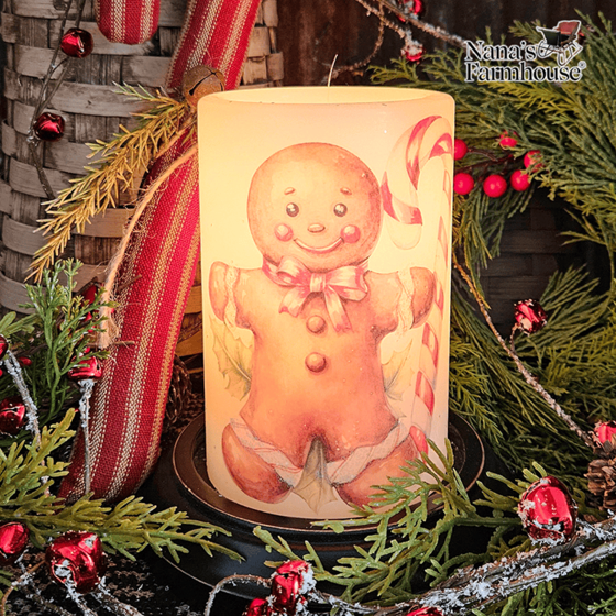 Gingy Mint Single Candle Sleeve Vanilla