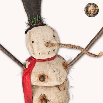 Five Bump Snowman Doll