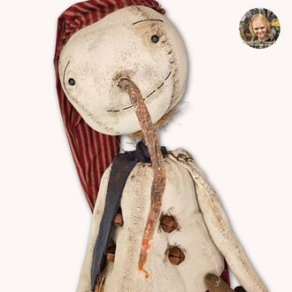 Rupert Snowman Doll with Long Nose