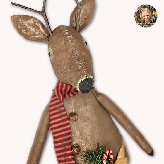 Buck Shelf Sitting Doll