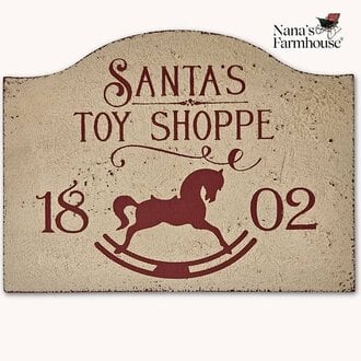 Santa's Toy Shoppe Tavern Sign