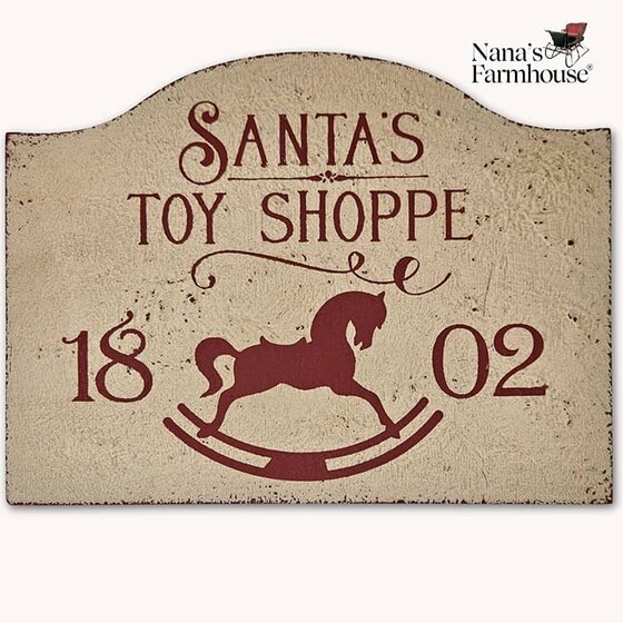 Santa's Toy Shoppe Tavern Sign
