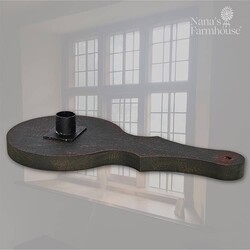 Candle Board Taper Holder - 11.5" L x 6" W x .75" D