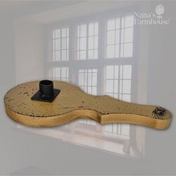 Candle Board Taper Holder - 11.5" L x 6" W x .75" D