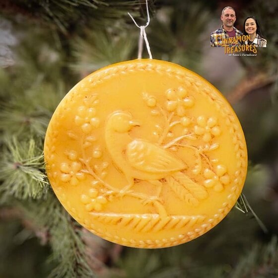 Distelfink Partridge Flat Ornament