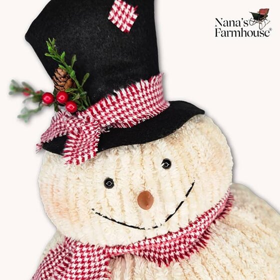 Chenille Happy Snowman