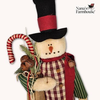 Pencil Snowman Lady