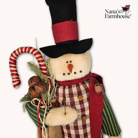 Pencil Snowman Lady