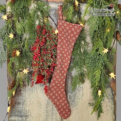 Christmas Coverlet Stocking Cherry Blossom - 20"