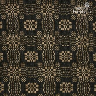 Gettysburg Throw Black Tan