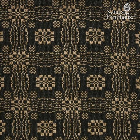 Gettysburg Throw Black Tan