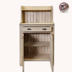 Two Door Hershey Cupboard Cotton White - 61"