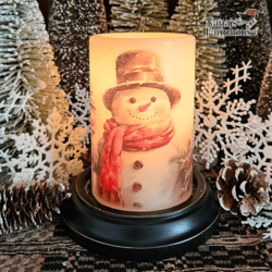 Big Freeze Snowman Candle Sleeve Vanilla
