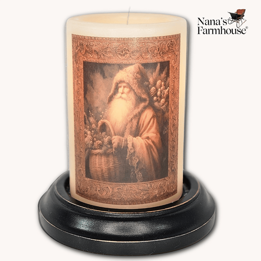 Gold Kris Kringle Candle Sleeve Antique Vanilla