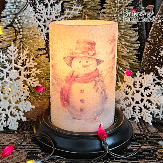 Mr. Mistletoe Candle Sleeve - Gumdrop