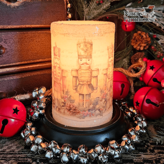 Musical Nut Crackers Candle Sleeve - Vanilla