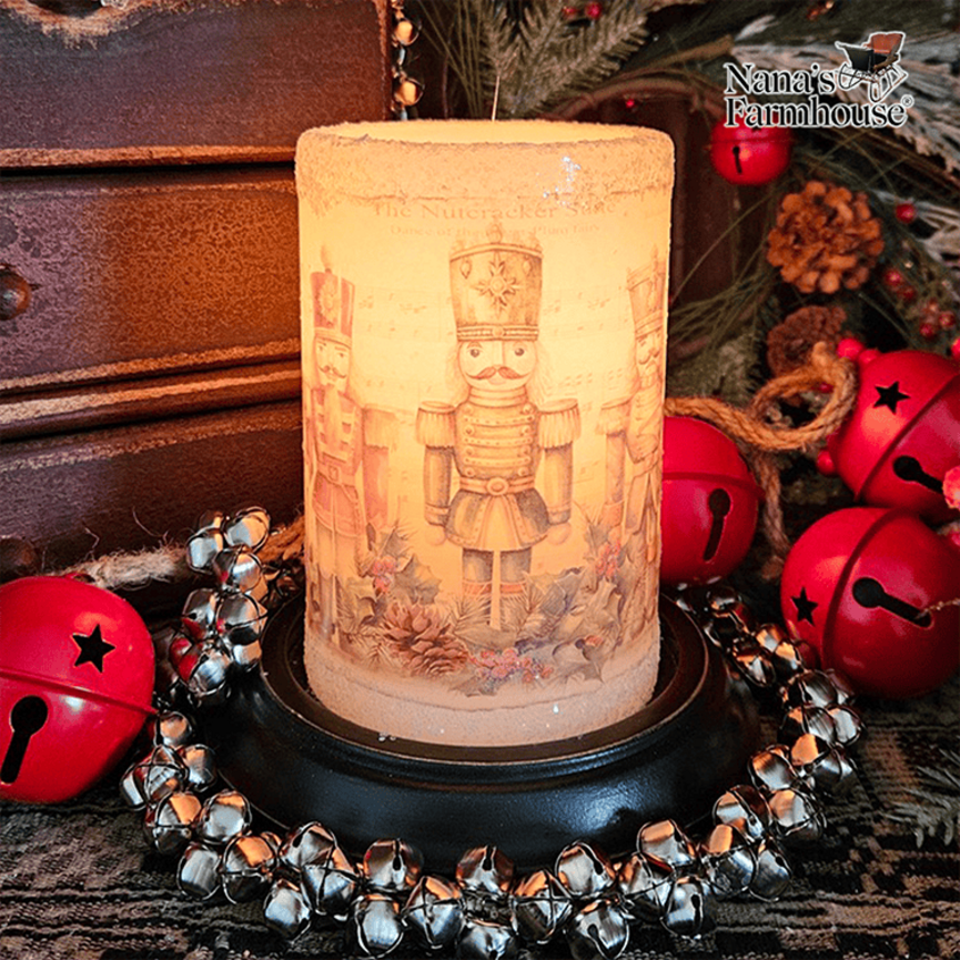 Musical Nut Crackers Candle Sleeve Vanilla