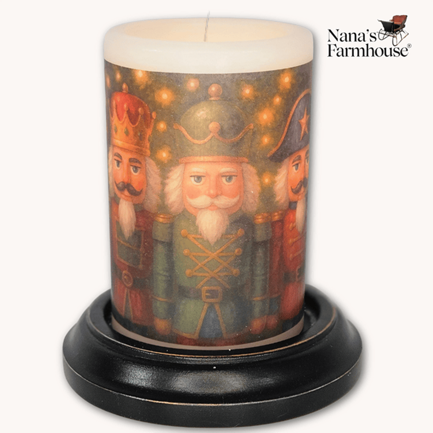 Nut Cracker Trio Candle Sleeve Vanilla