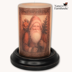 Old World Santa Candle Sleeve Antique Vanilla