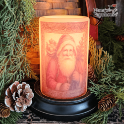 Old World Santa Candle Sleeve Antique Vanilla