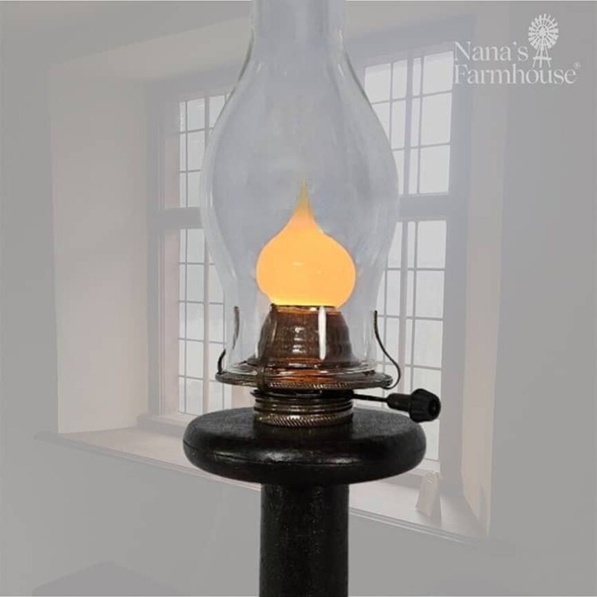 Warm Silicone Bulb Non-Flicker with Large Base 7.5 Watt