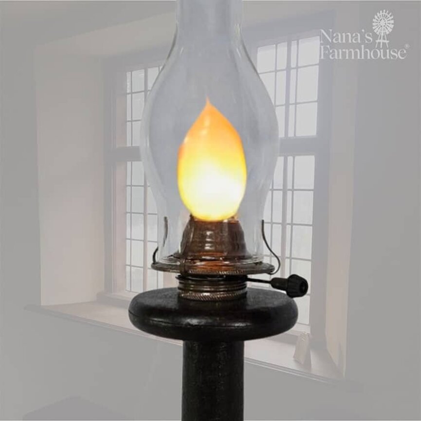 Warm Silicone Tall Bulb Non-Flicker with Large Base 7 Watt