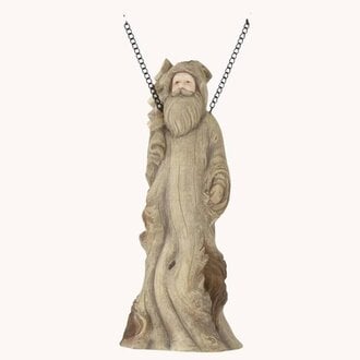 Brown Resin Santa W/Bag Arrow Replacement Resin 15.25 T