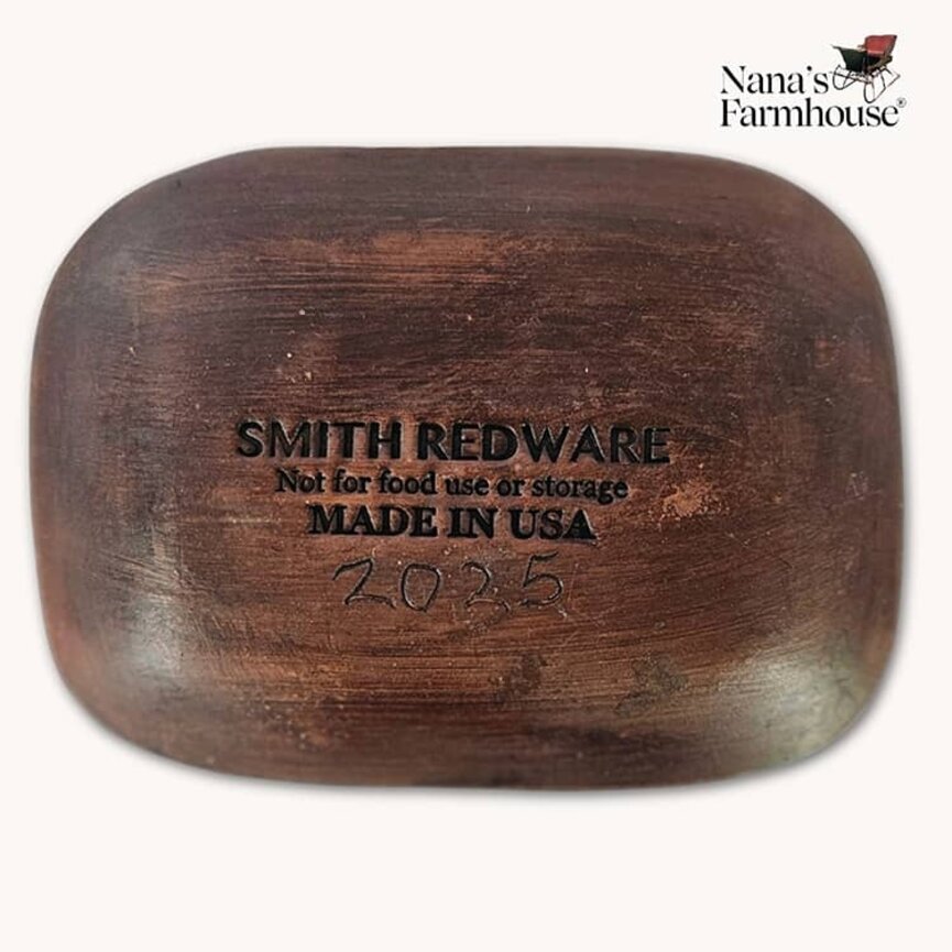 Smith Redware Dove Rectangle Tray - 3" x 5"