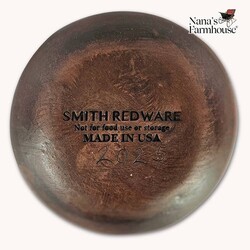 Smith Redware Believe in Magic Snowman Face Round Plate - 5"