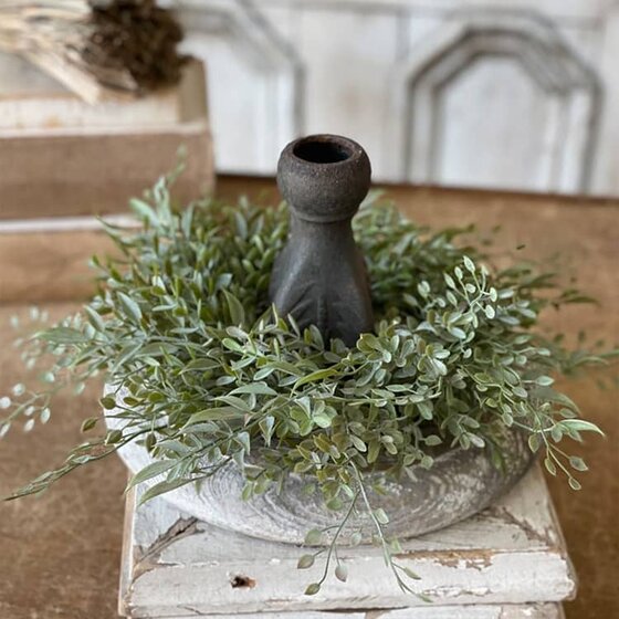 Mixed Sage Candle Ring - 12"