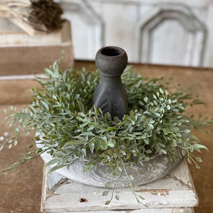 Mixed Sage Candle Ring - 12" X 3" center