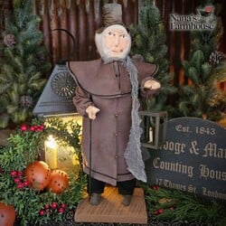 Primitive Scrooge with Lantern - 21"