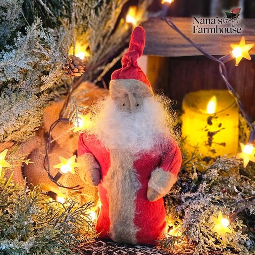 Wee Santa Red Robe & Cap - 9"