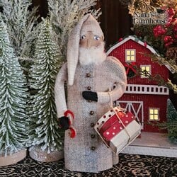 Santa with Presents Weighted Base - 8.5"