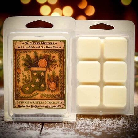 Spruce and Citrus Stockings Mini Tarts