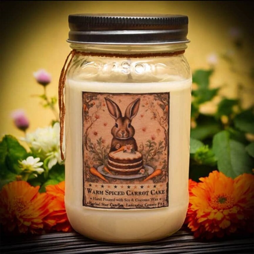 Carrot Cake Soy Jar Candle - 16oz