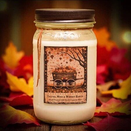 Falling Leaves Soy Jar Candle