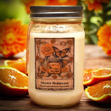 Orange Marmalade Soy Jar Candle