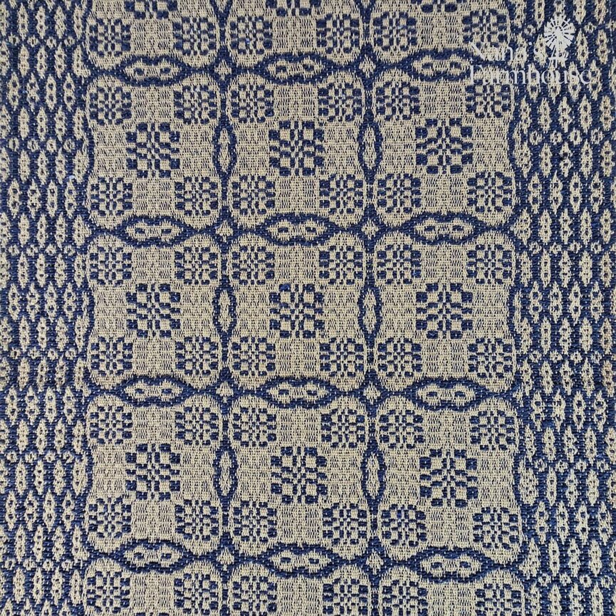 Pine Creek Saratoga Navy & Tan Bed Cover