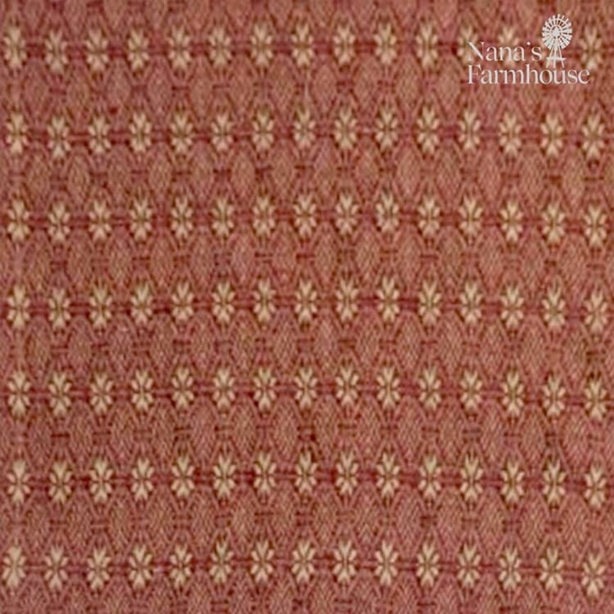 Pine Creek Packsville Rose Cranberry & Tan Bed Cover