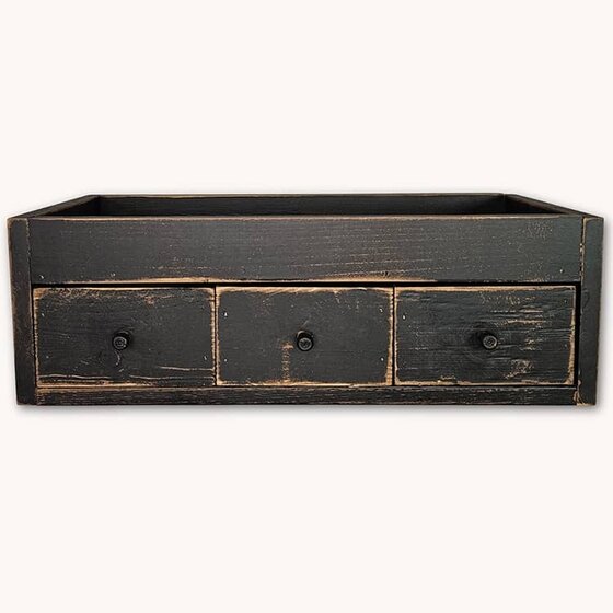 Three Drawer Decorative Box Tray