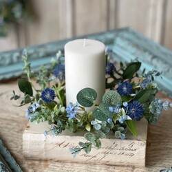 Bluet Fields Candle Ring - 10"