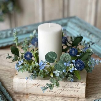 Bluet Fields Candle Ring - 10"