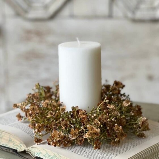 Emmaline Candle Ring Chestnut - 9"