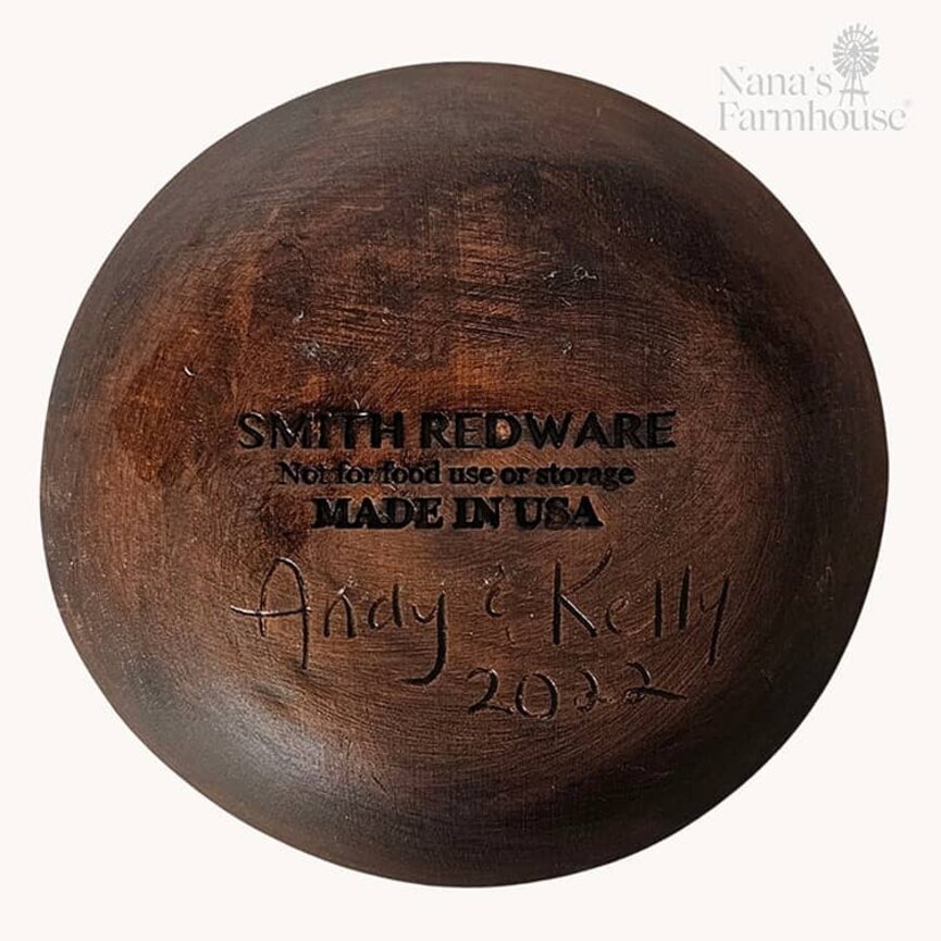 Smith Redware Gingerbread Boy Plate - 5"