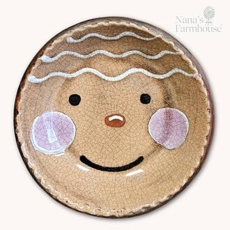 Gingerbread Boy Plate