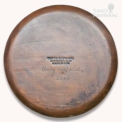 Smith Redware Gratitude Redware Plate - 10.5"