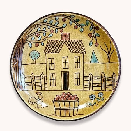 Cottage House Plate