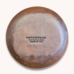 Smith Redware Cottage House Plate - 8"