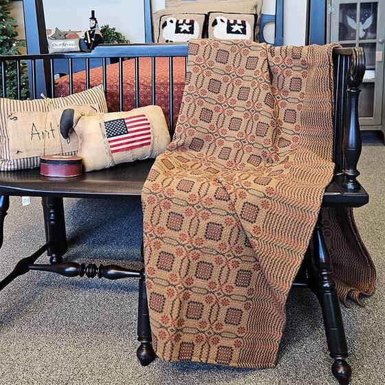 Four Roses Twill Blanket Throw